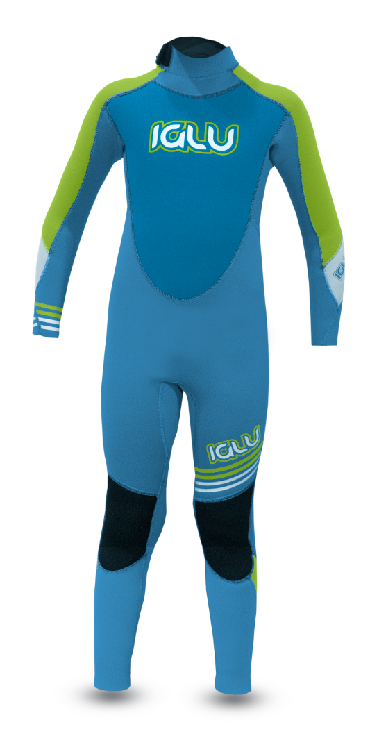 Iglu 4/3 Kids Youth Winter Wetsuit - Green - Image 5