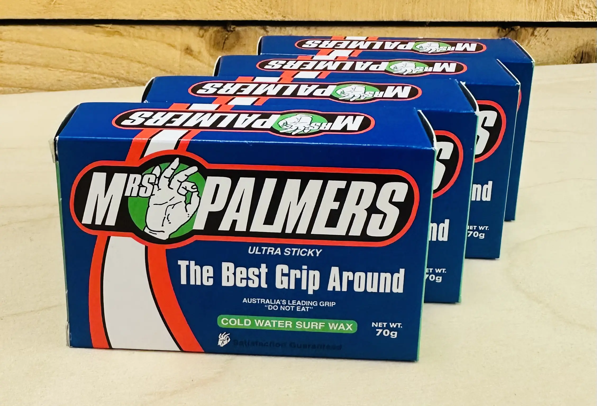 Mrs Palmers Surf Wax Cold Water Surfboard Wax - Pack of 4 - Image 5