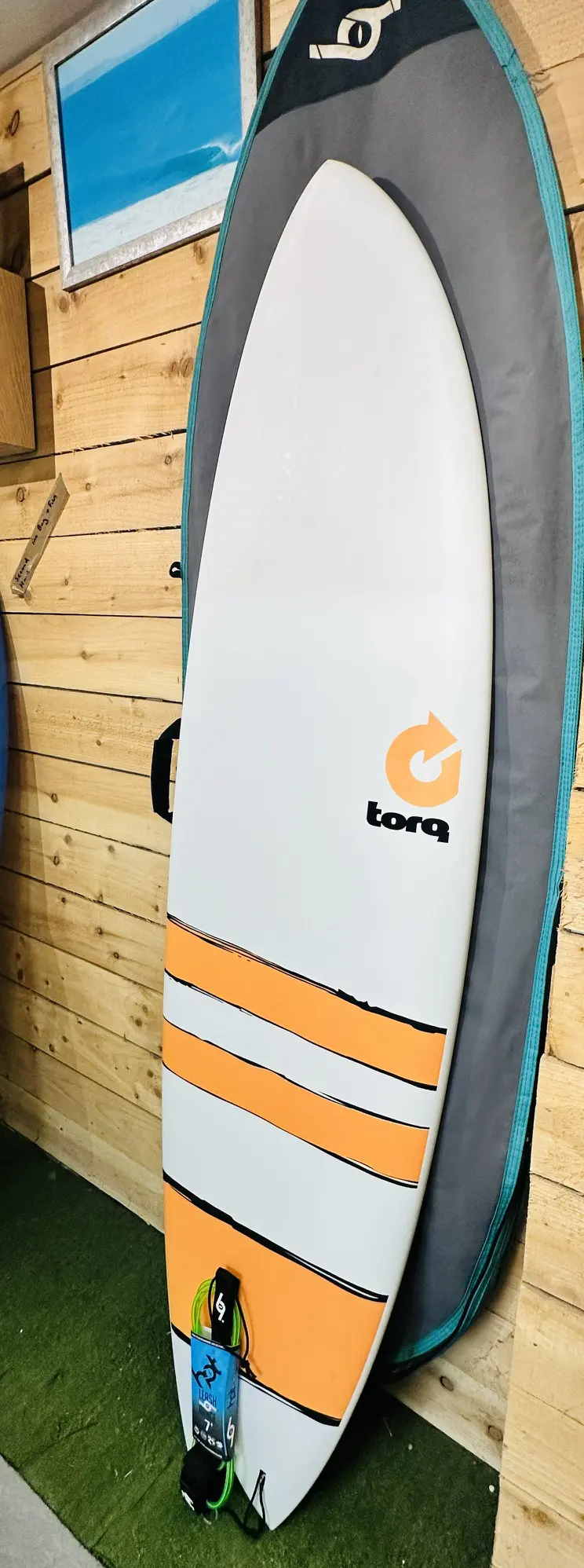 6"6 Torq Mod Surfboard Fish Second Hand Surfboard Package - Image 2