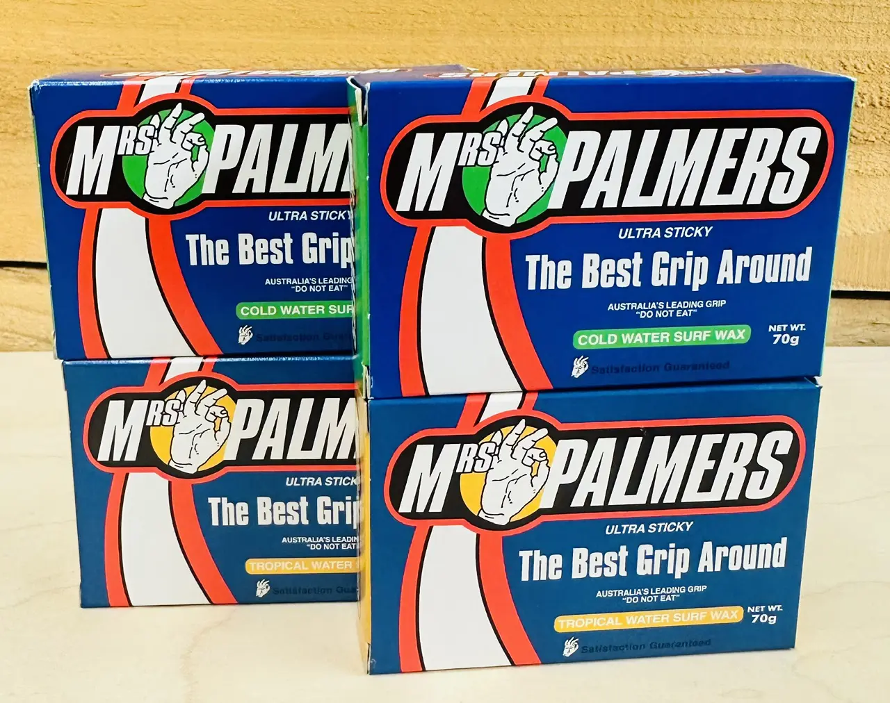 Mrs Palmers Cold Water & Tropical Surf Wax Package