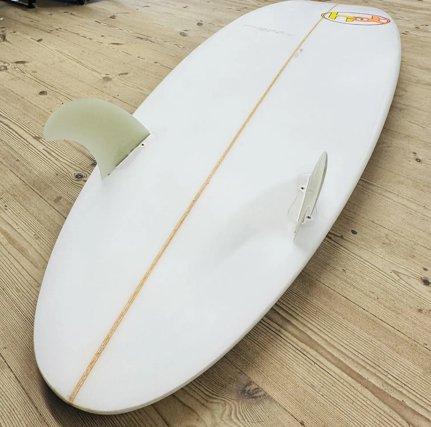 6"6 ft Mid Length Surfboard Twin Pin Ex Display Surfboard - Image 5