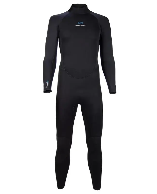 Sola Blaze 5/4mm GBS Back Zip Winter Wetsuit - Black/Black