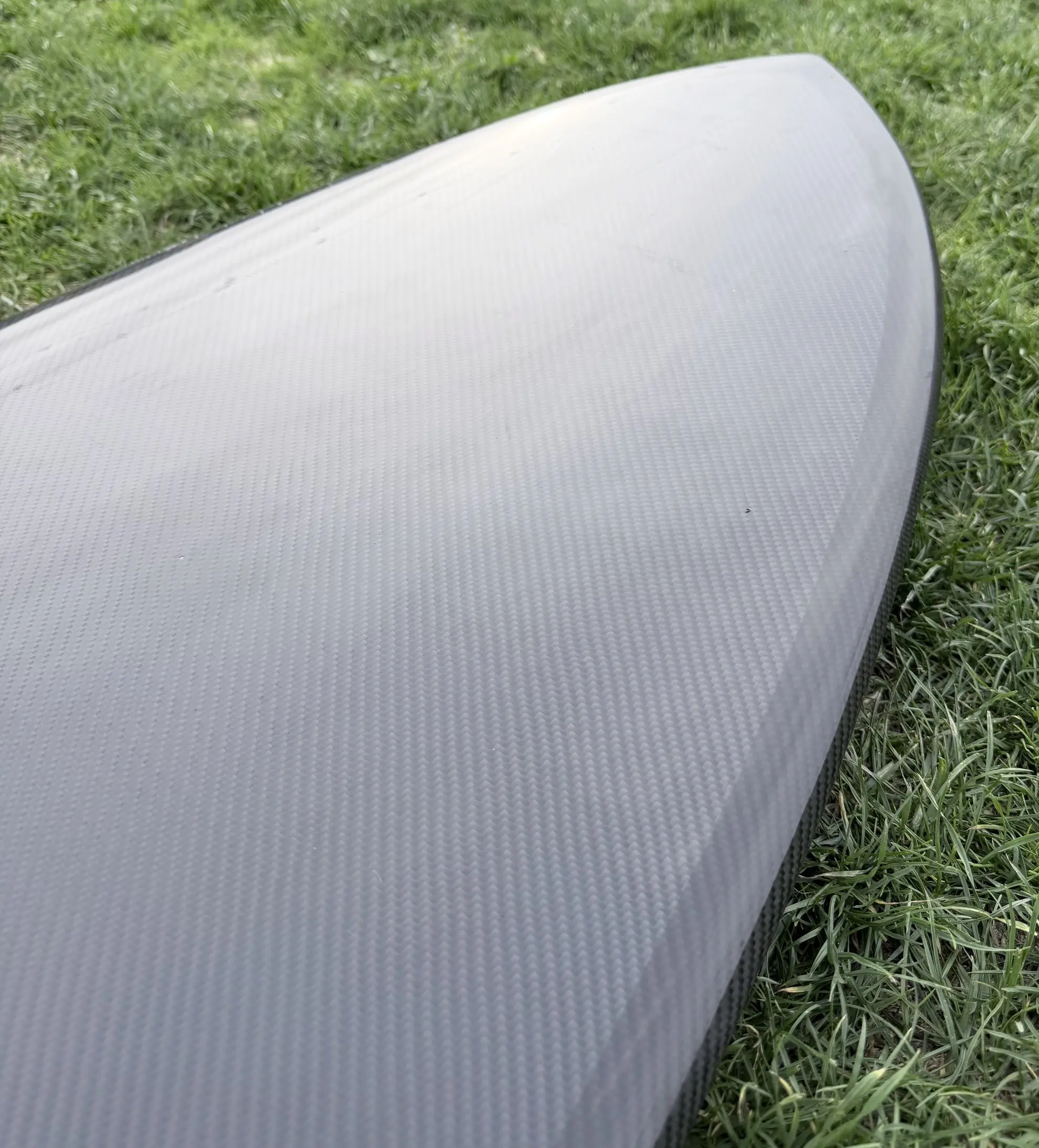 7"10 Carbon Epoxy Surfboard Mid Length Black Carbon - Ex Display - Image 7