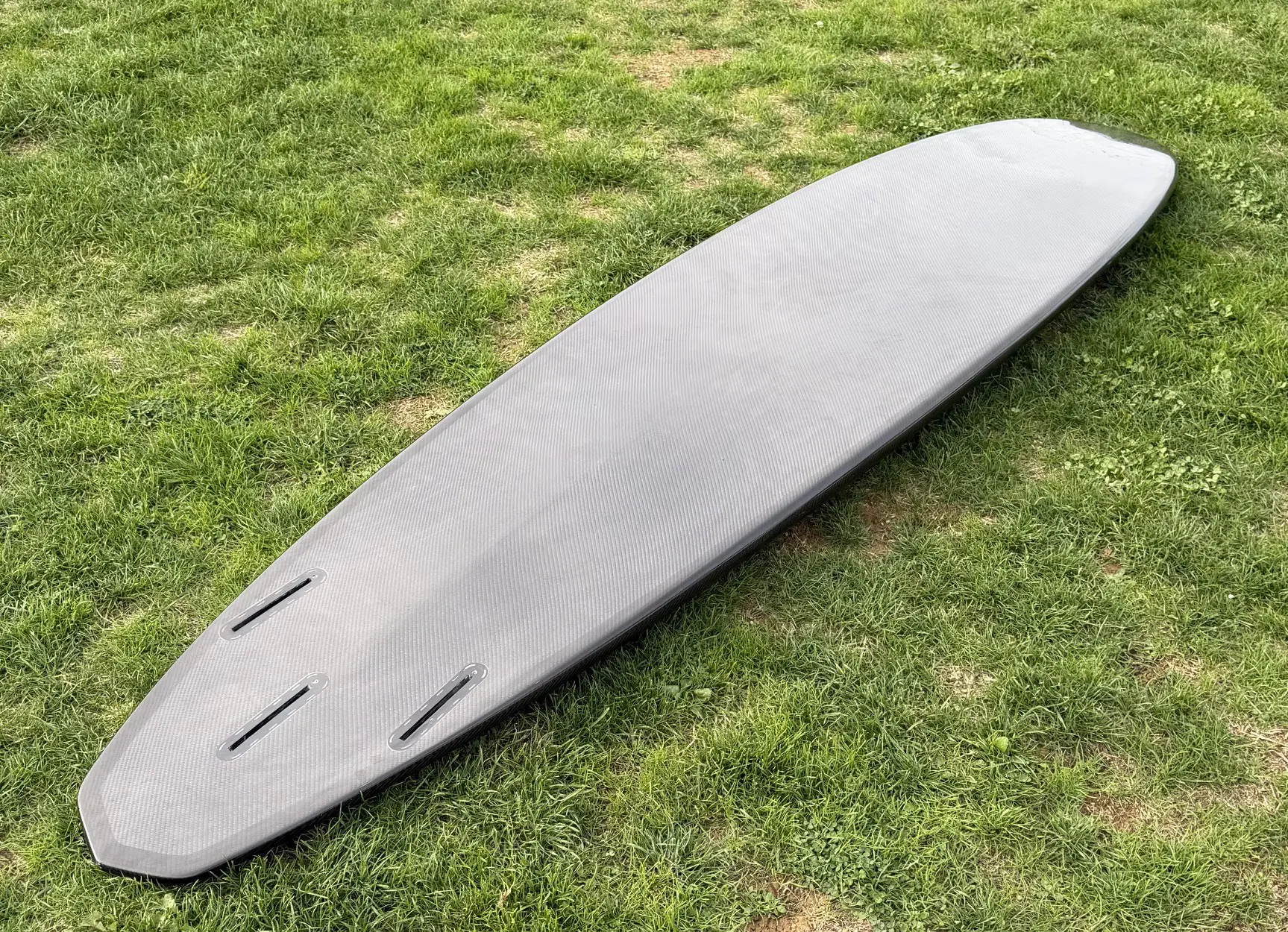 7"10 Carbon Epoxy Surfboard Mid Length Black Carbon - Ex Display - Image 5