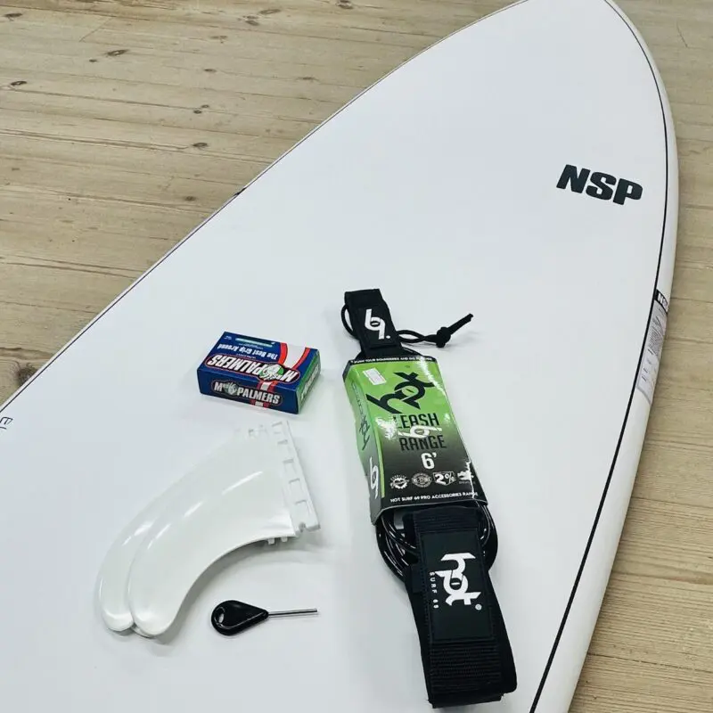 6"8 NSP Element Fish NSP Surfboard - Leash Fins Wax