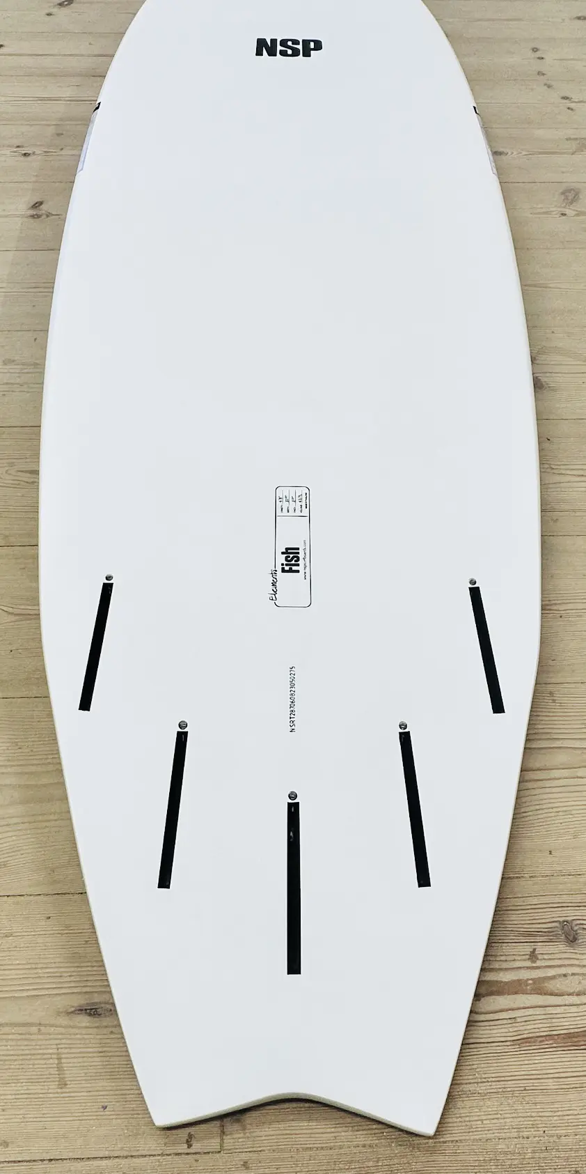 6"8 NSP Element Fish NSP Surfboard - Leash Fins Wax - Image 4