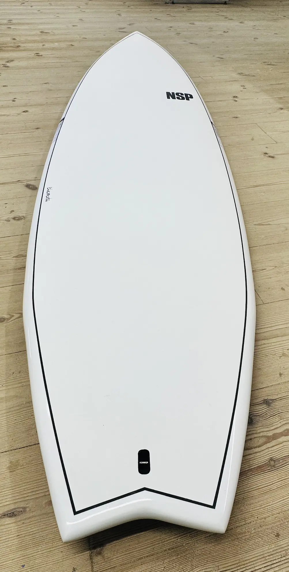 6"8 NSP Element Fish NSP Surfboard - Leash Fins Wax - Image 3