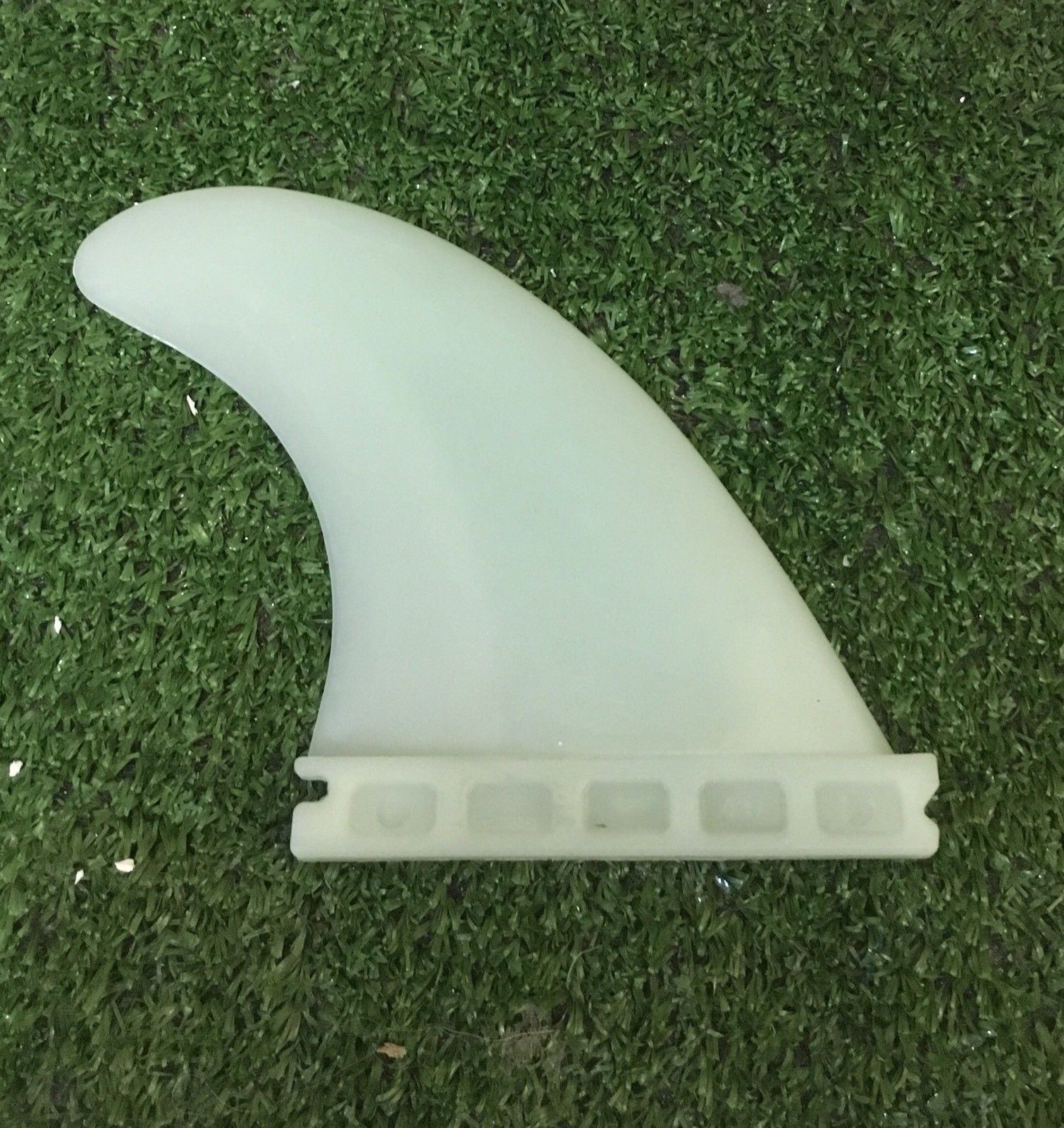 Future Surfboard Fins F4 Compatible Thruster Fins -Clear Set of 3