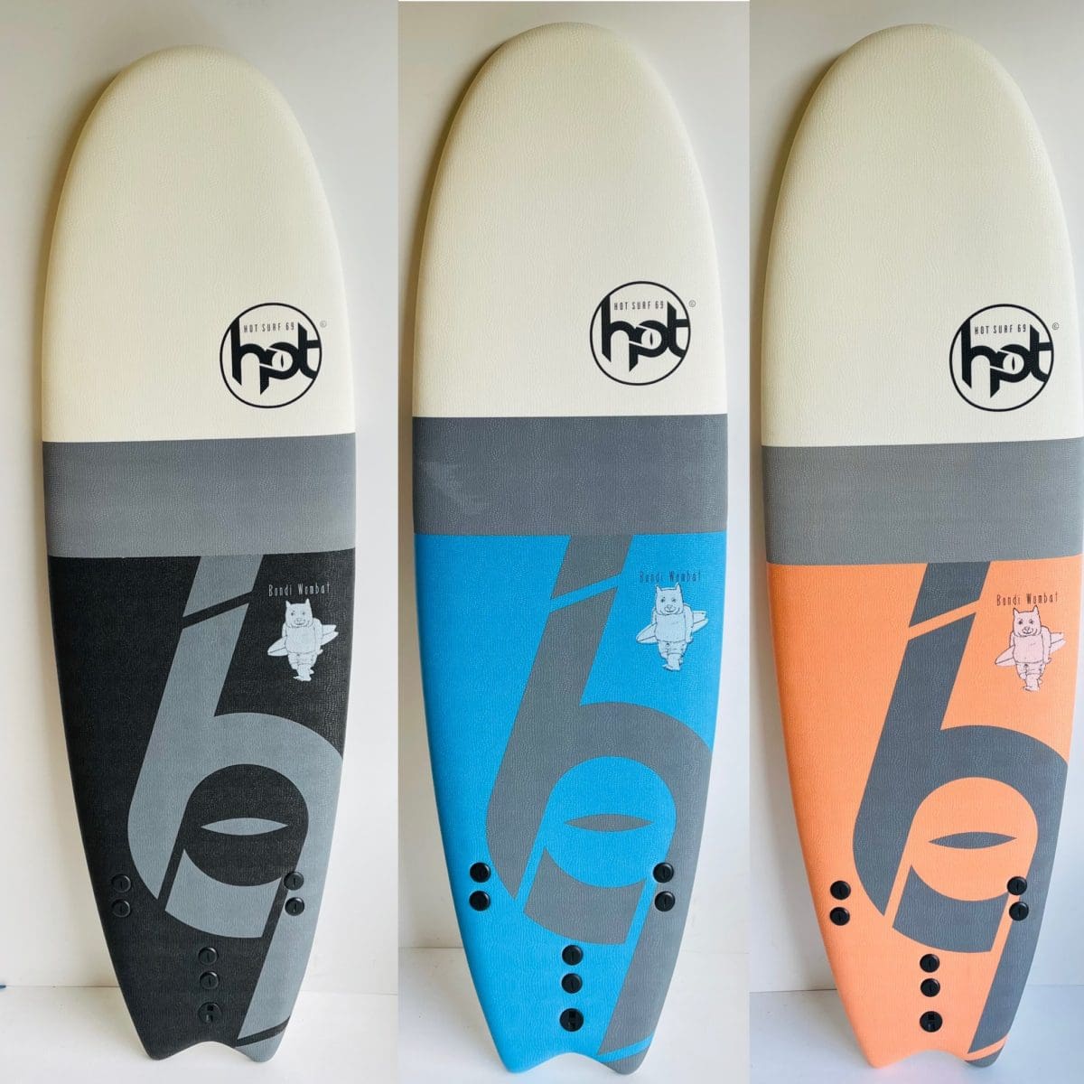 Hotsurf 69 7 0 Softboard Beginners Surfboard Package Deal