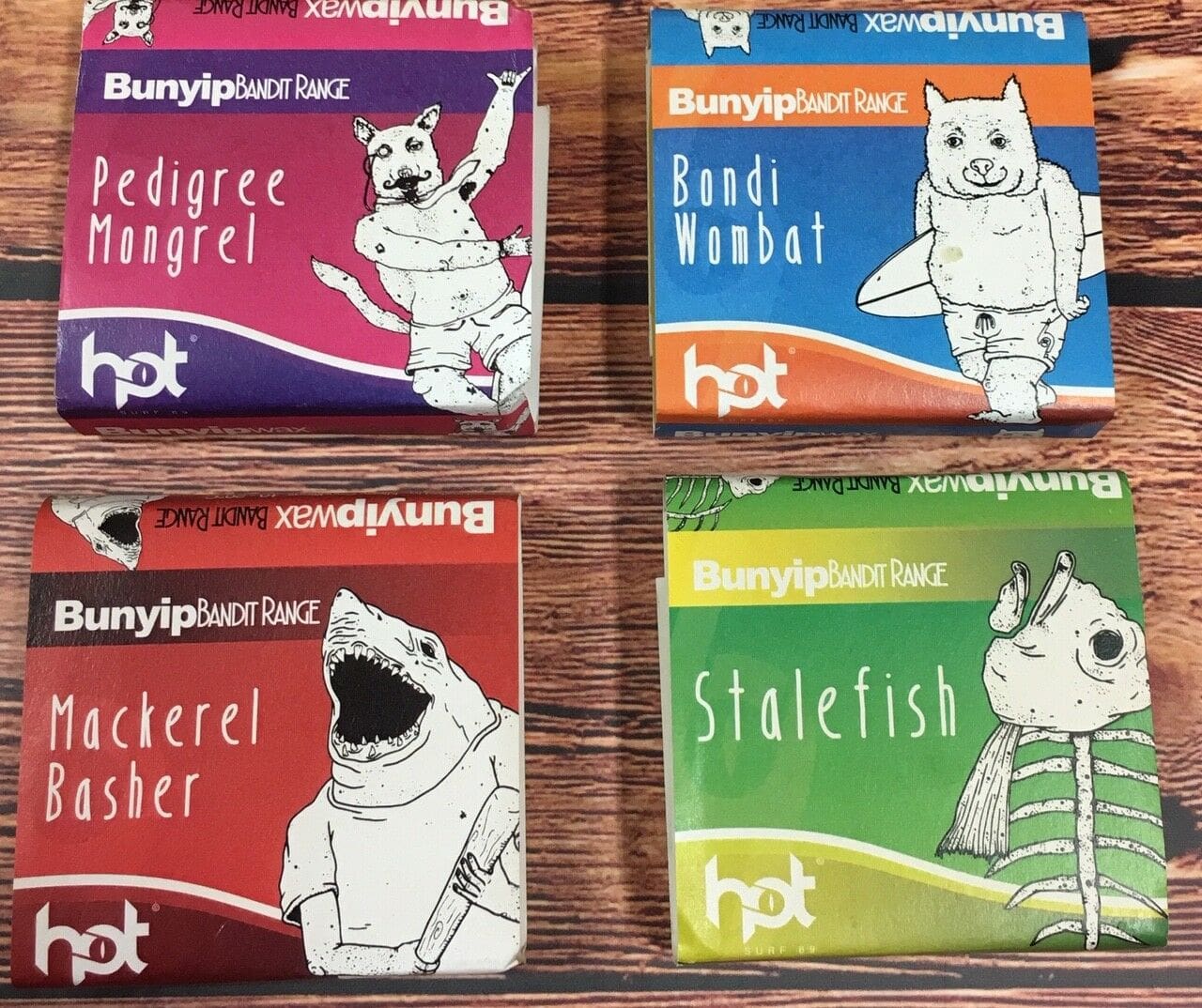 Hot Surf 69 Surfboard Wax Eco Hand Made Surfboard Wax 4 Bars of Surf