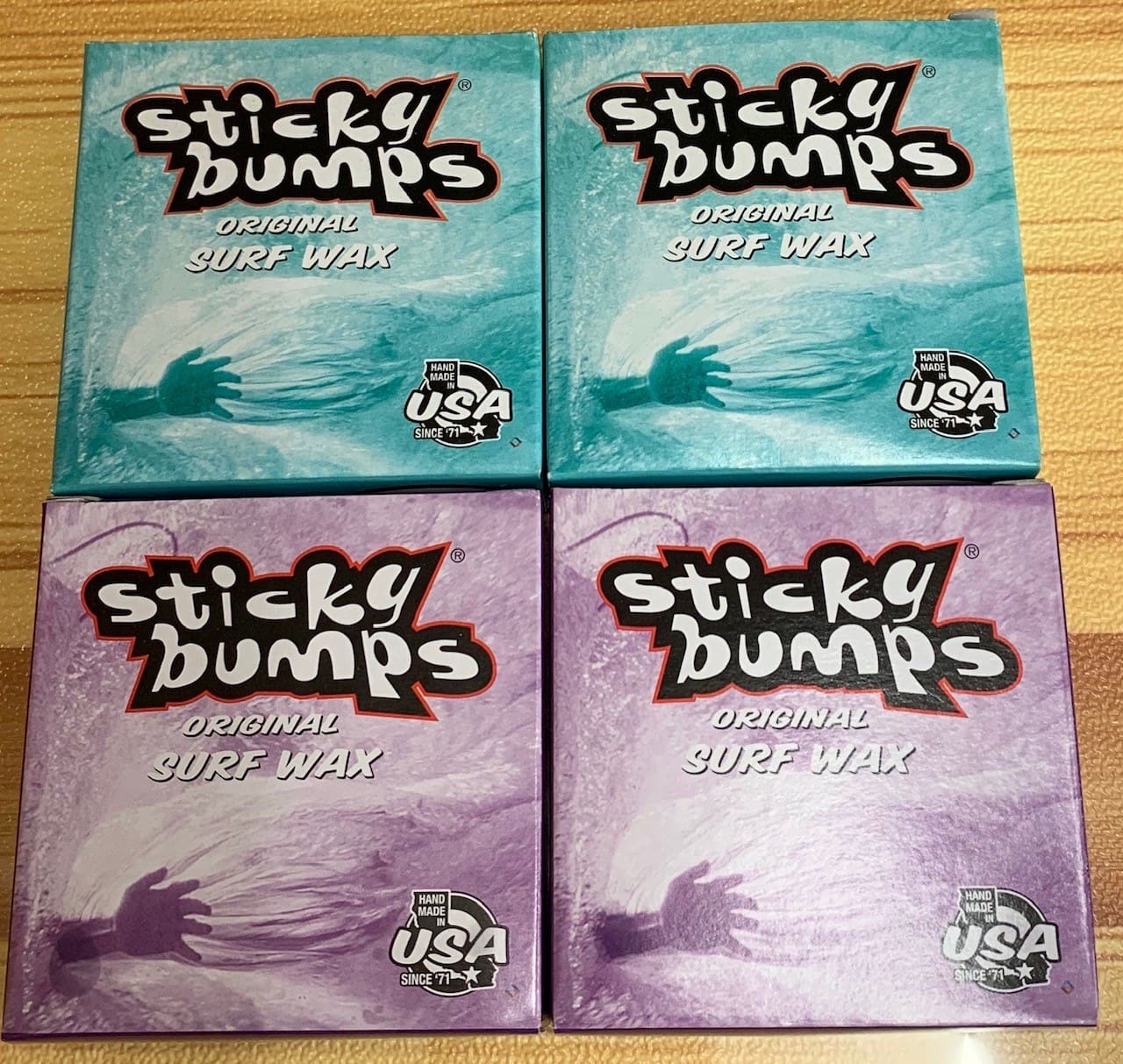 Accessories Sticky Bumps Tropical Surf Wax 6 Blocks Tropical Surfboard Wax Travel pack of 6