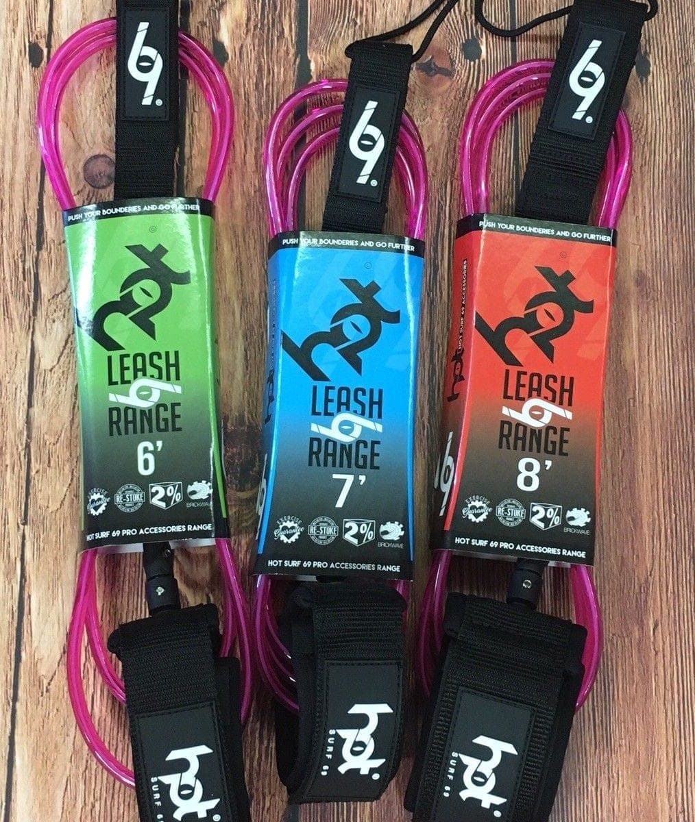 9ft Hot Surf 69 Longboard Leash 7mm Pro Surfboard Leash Piran Surf