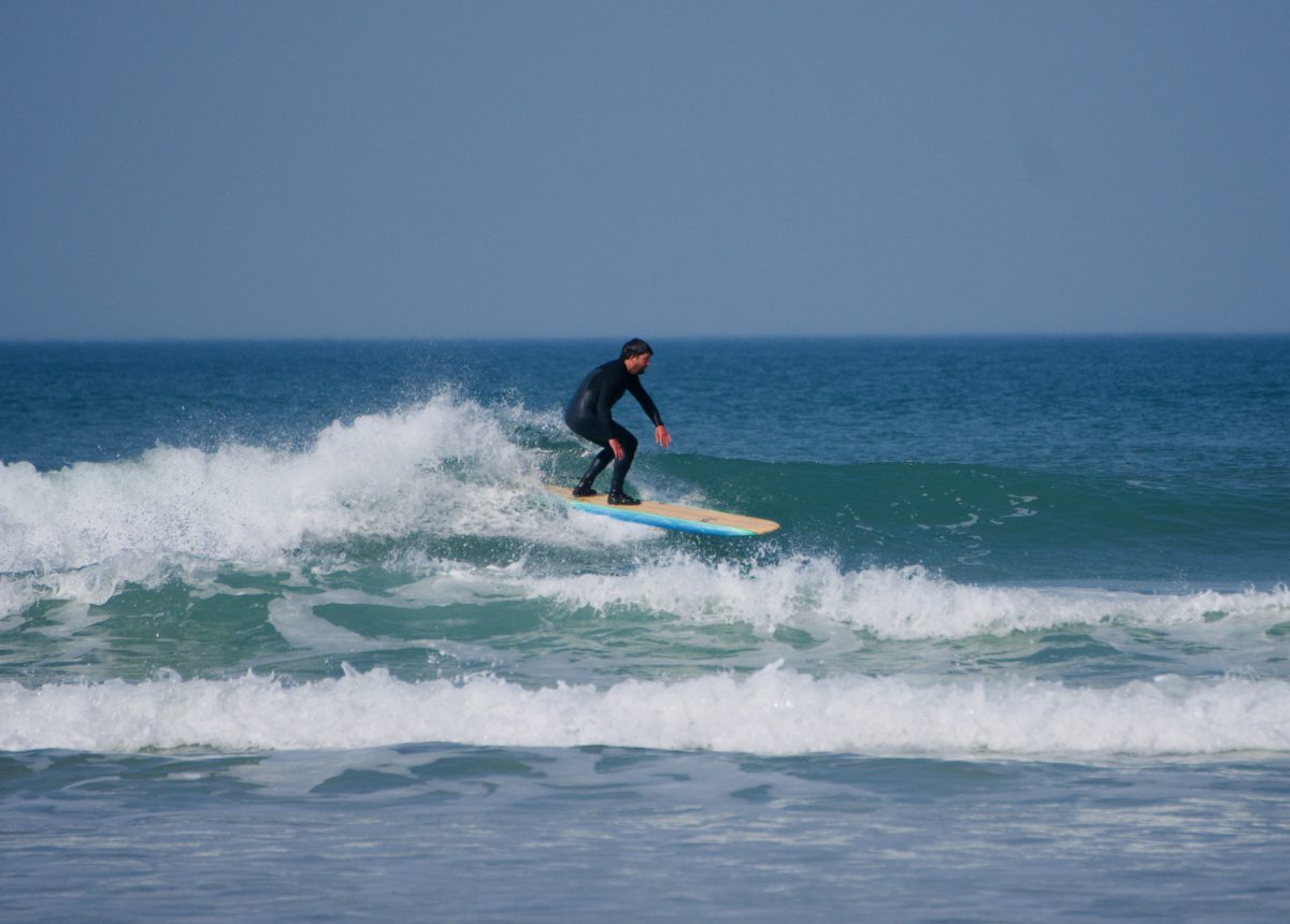 Hot surf 69 8″0 ft Soft board Beginners Surfboard Foam Mini Mal inc leash wax fins 