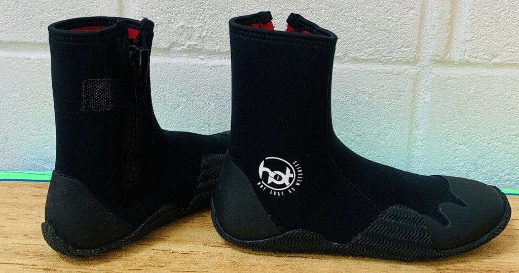 Zipped 5mm Wetsuit Boots Round Toe Year Round Neoprene Hot Surf 69