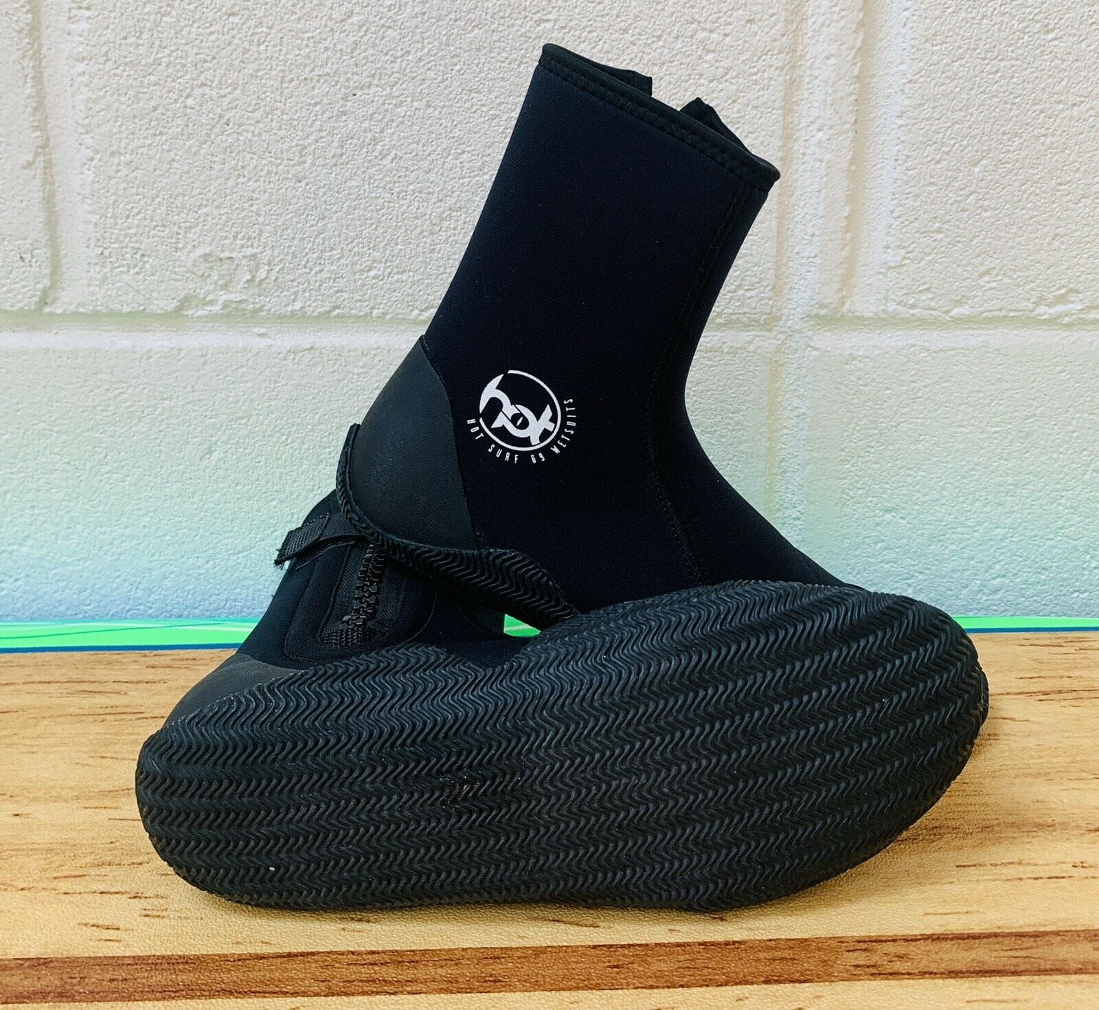 Zipped 5mm Wetsuit Boots Round Toe Year Round Neoprene Hot Surf 69 Surfing Boot Piran Surf