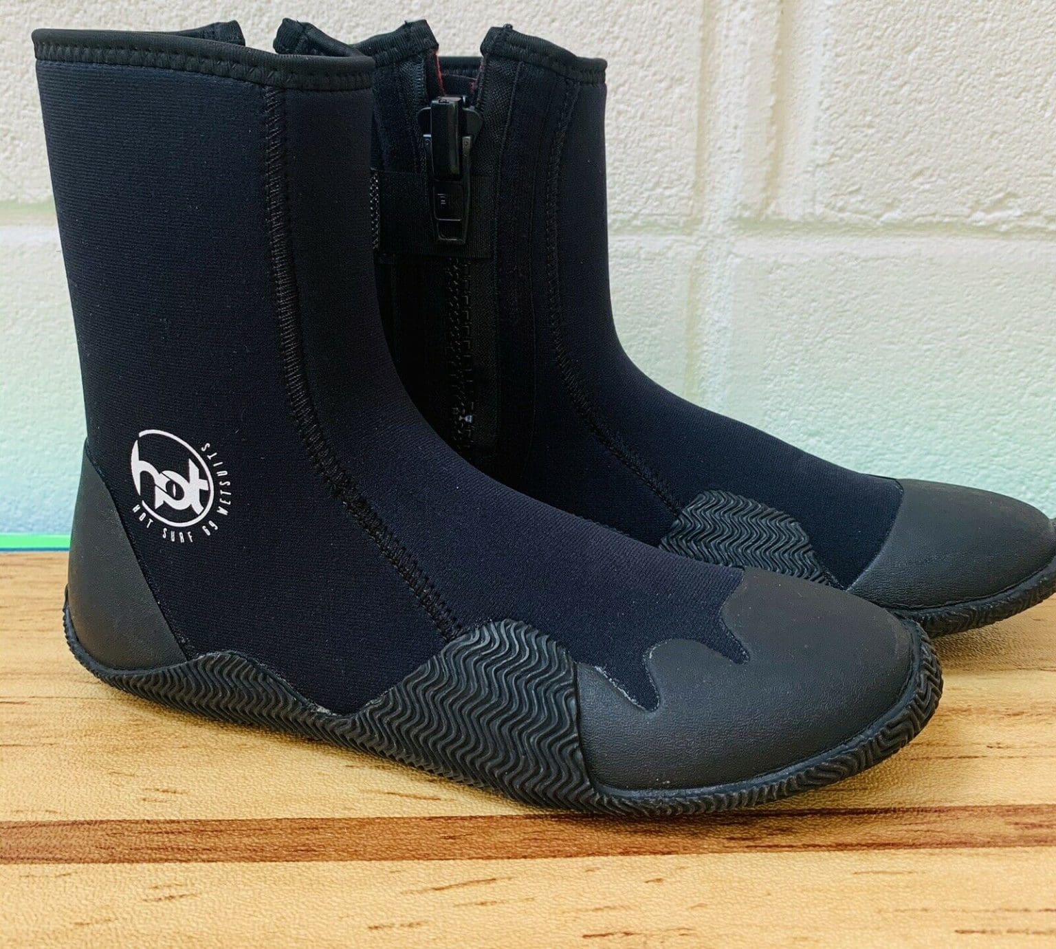 Zipped 5mm Wetsuit Boots Round Toe Year Round Neoprene Hot Surf 69 Surfing Boot Piran Surf