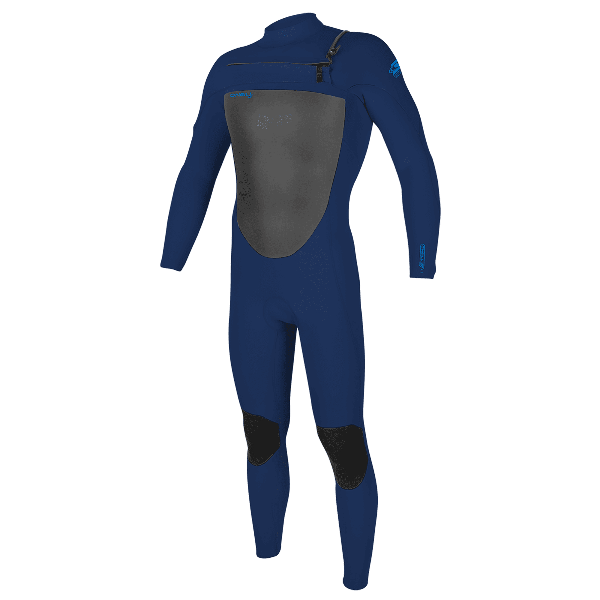 O'Neill Epic 4/3 Mens Chest zip Wetsuit 2023 Abyss Gunmetal Piran Surf