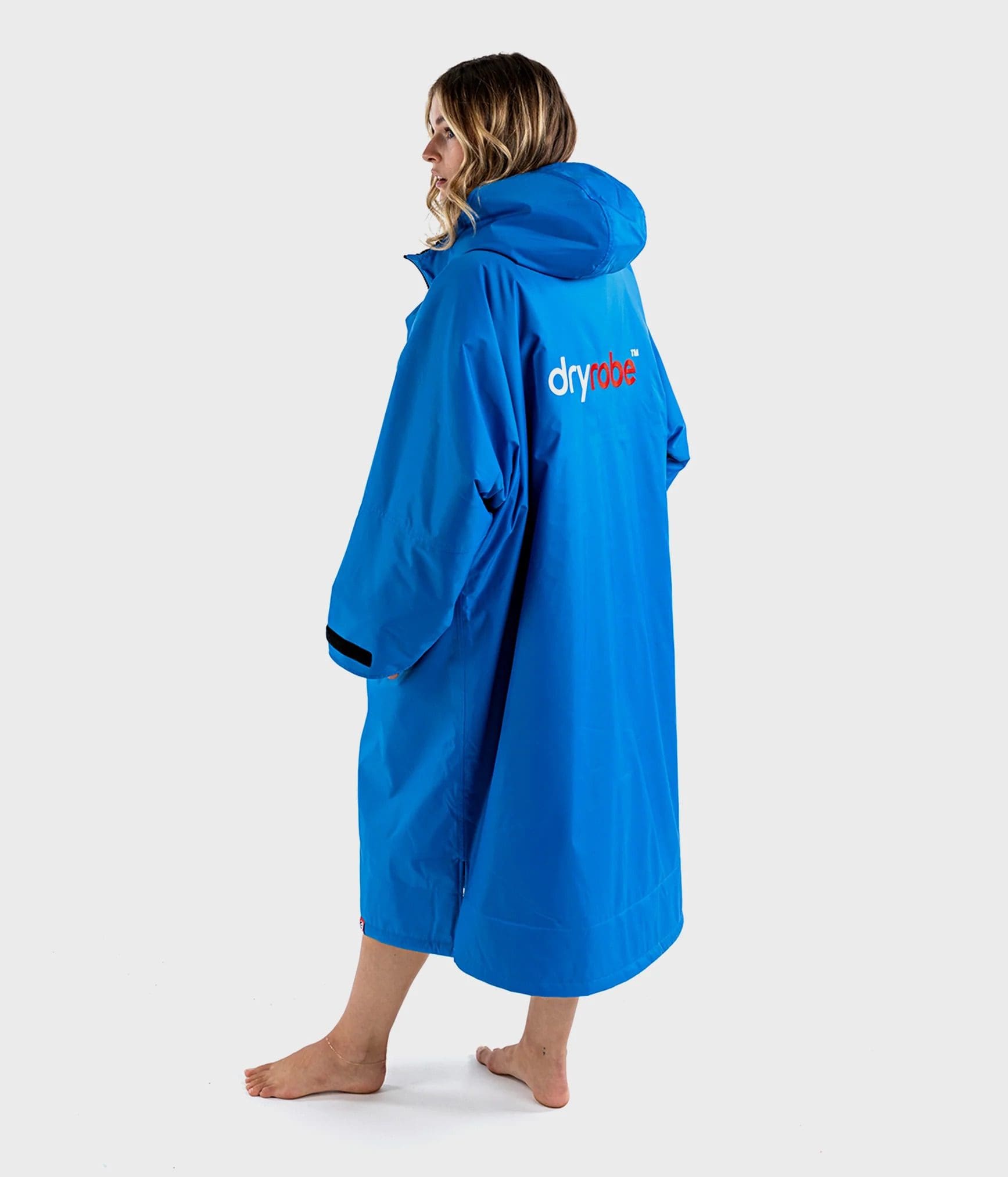 Dryrobe Advance Long Sleeve Cobalt Blue Black Small Piran Surf