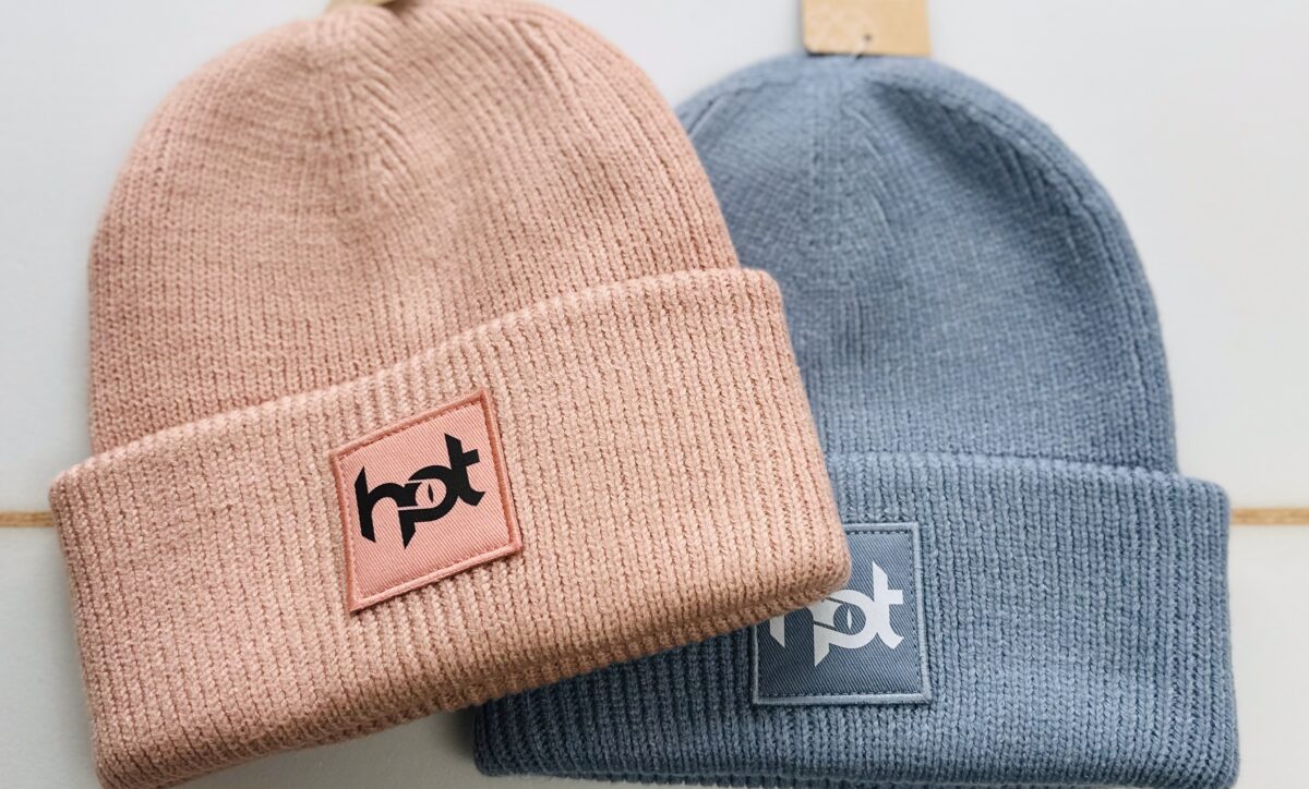 Patch Beanie Hot Surf 69 Logo Adults Knitted Hat - Image 2