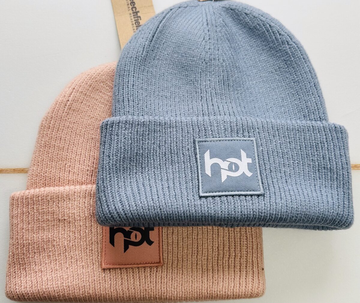 Patch Beanie Hot Surf 69 Logo Adults Knitted Hat - Image 3