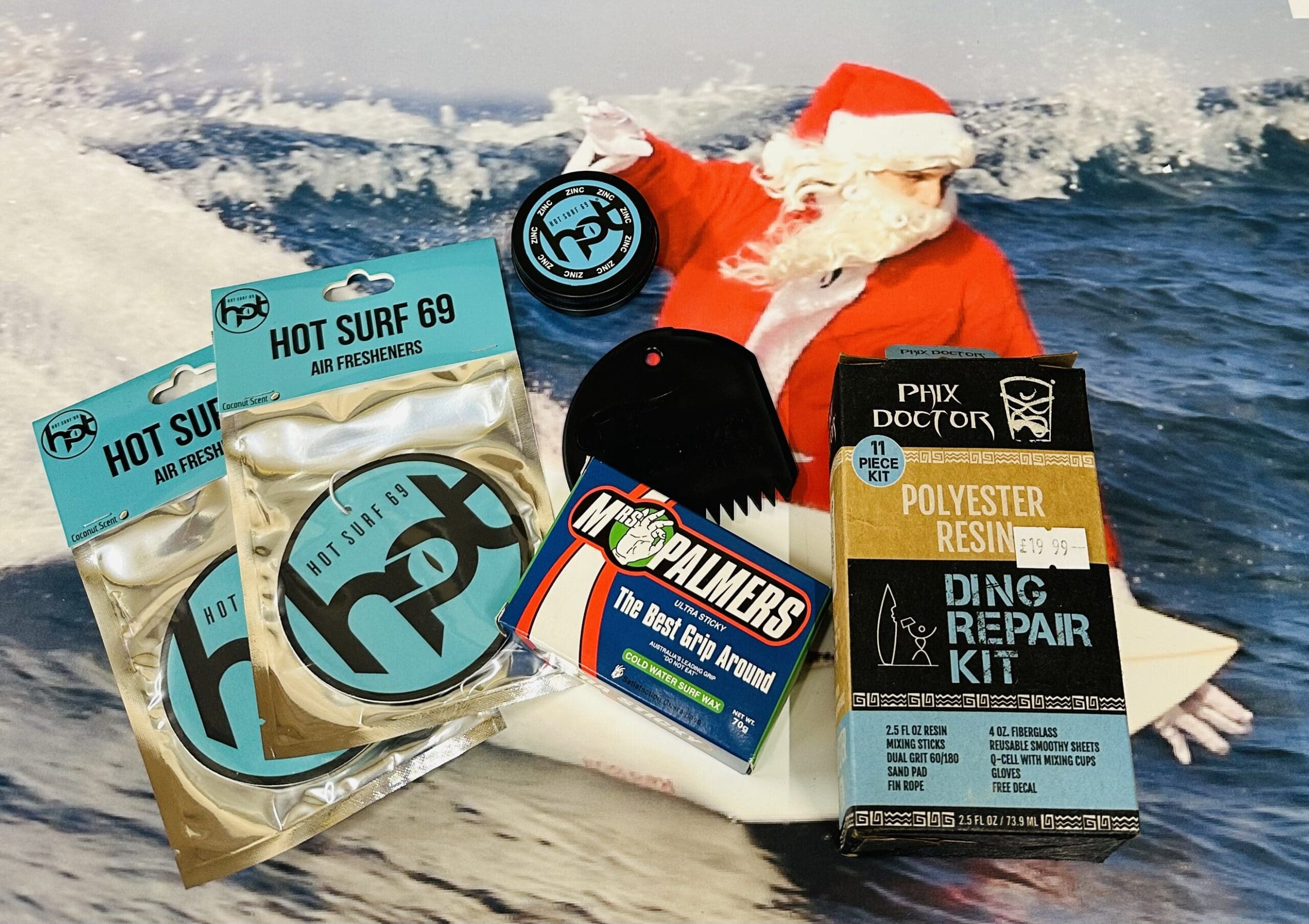 Christmas Surfers Stocking Filler Deluxe Travel Surf Package - Image 2