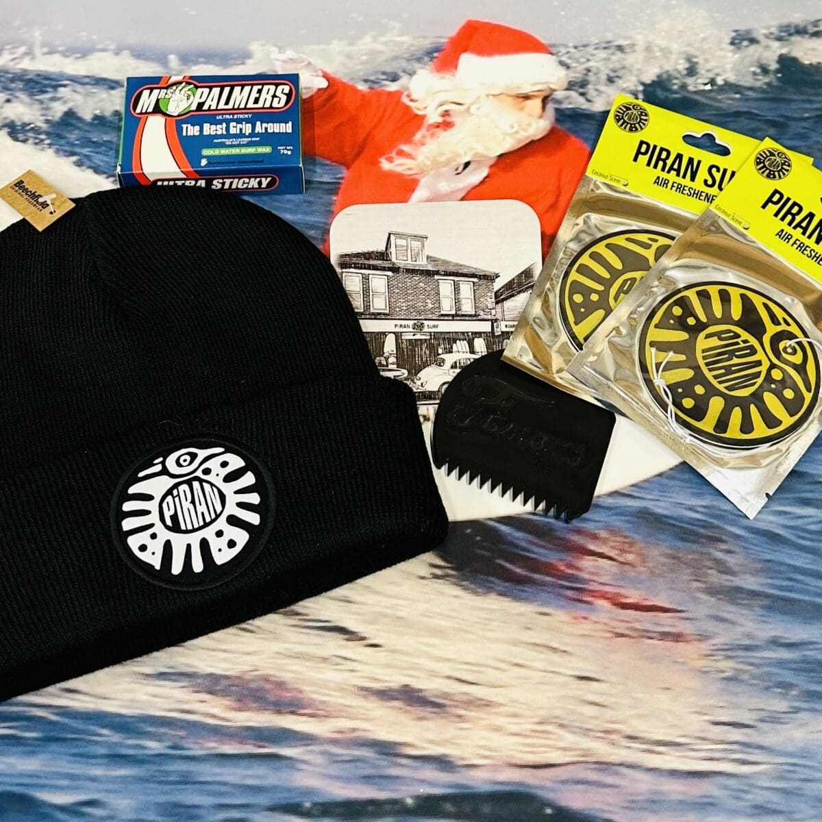 Christmas Surfers Stocking Filler Beanie Piran Surf Bundle