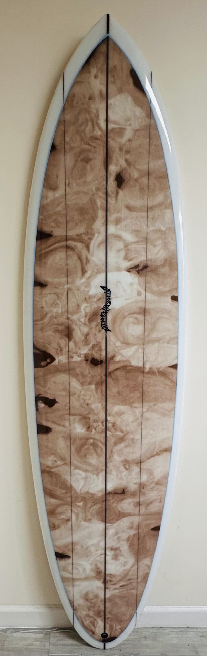 6"6 Twin Pin Destroyer Surfboards Round Tail Mid Length - Image 6