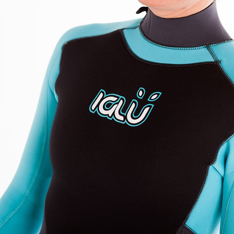 4/3 Ladies Wetsuit Iglu Full Length Wetsuit GBS - Mint - Image 4