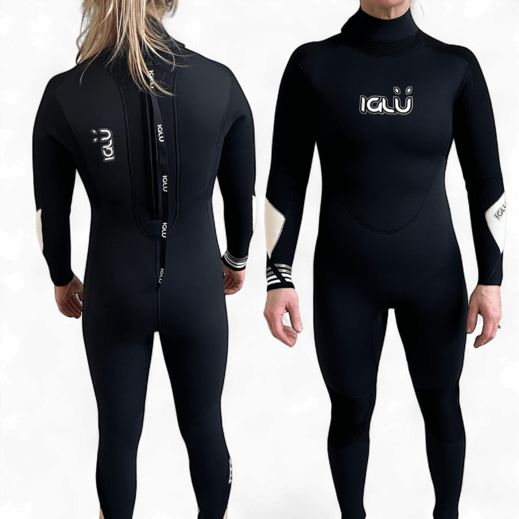 4/3 Ladies Wetsuit Iglu Full Length Wetsuit GBS - Black - Image 4