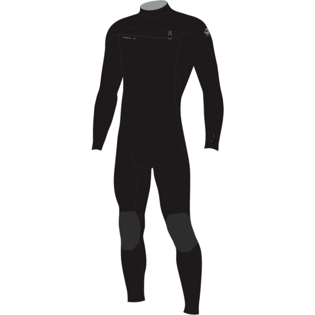 O'Neill Youth Epic 4/3 mm Chest Zip Wetsuit 2026 - Black