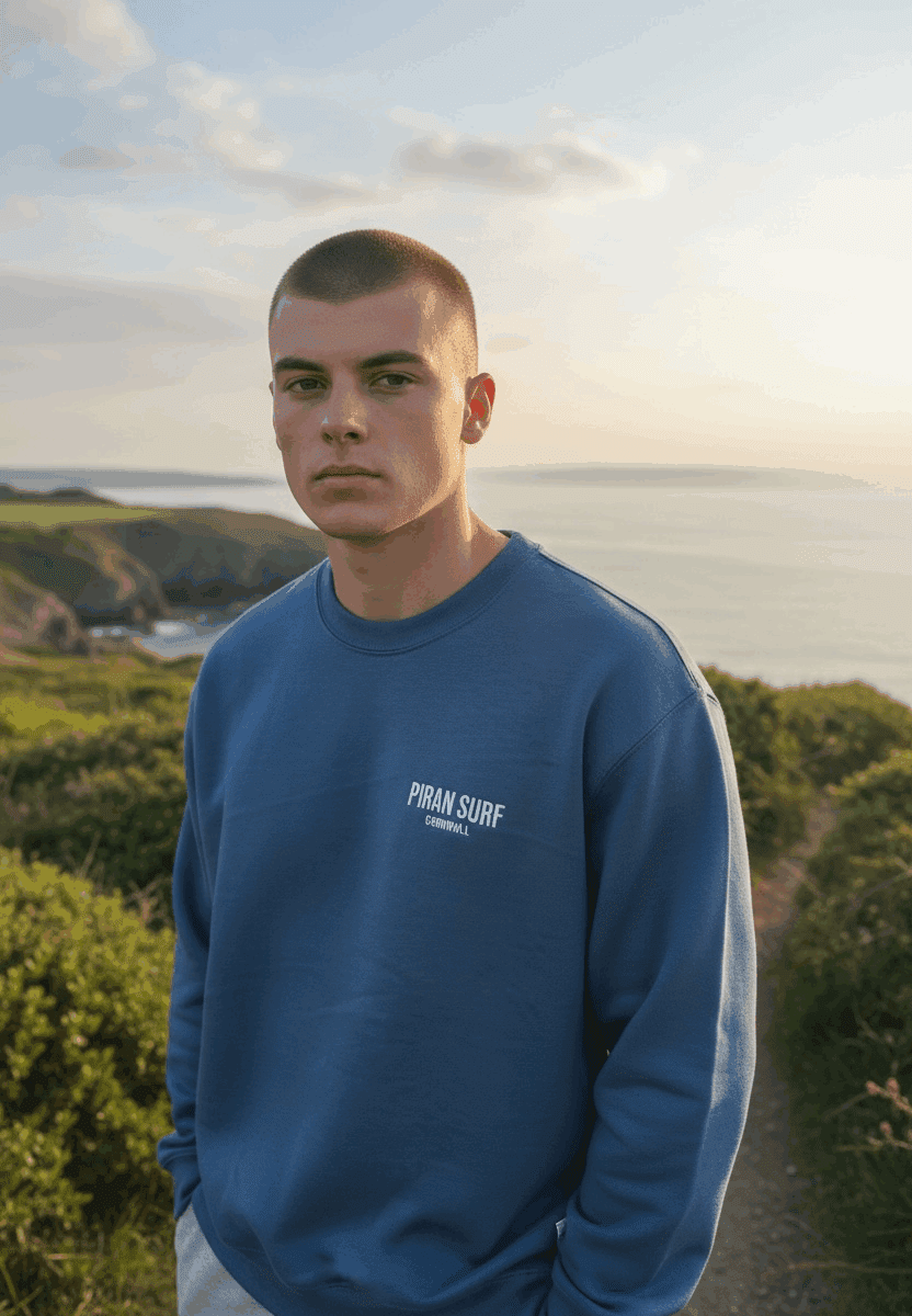 Piran Surf Sweatshirt Unisex Piran Surf embroidered Logo