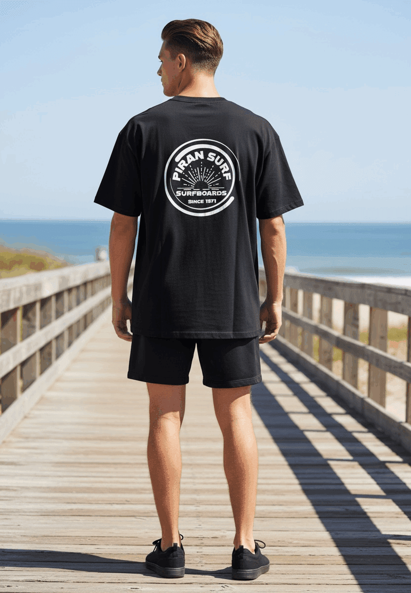 T-Shirt Piran Surf 1971 Surfers Tee unisex T Shirt