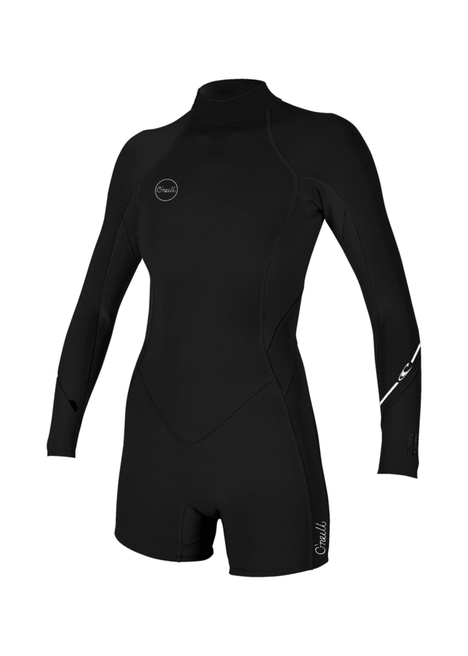 O'Neill Bahia 2/1 mm Long Sleeve Women's Shorty - Black - Image 2