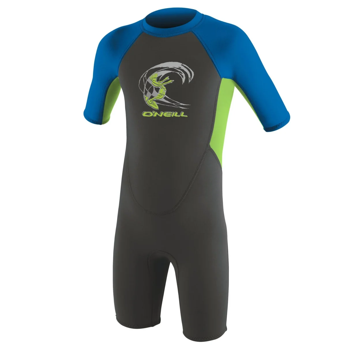 O'Neill Reactor 2mm Boys Toddlers Shorty - Graphite / Dayglow