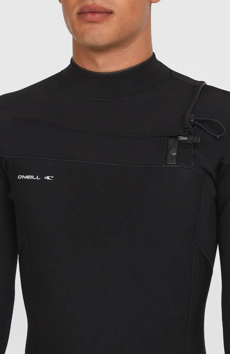 O'Neill Epic 3/2 Chest Zip Summer Wetsuit - Black - Image 4