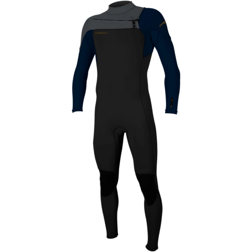 O'Neill Hammer 3/2 Chest Zip Full Wetsuit - Black / Abyss / Graphite - 2026