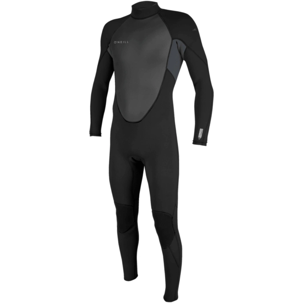 O'Neill Mens Reactor 3/2 Summer Full Summer Wetsuit - Black / Graphite
