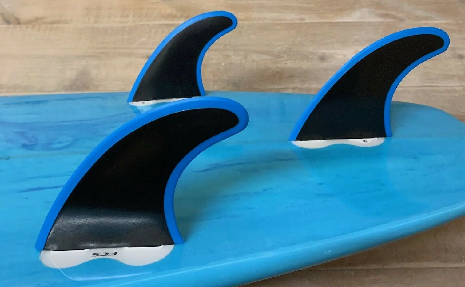 FCS Fins Safety Surfboard Fins Thruster Fins Set of 3 - Image 3