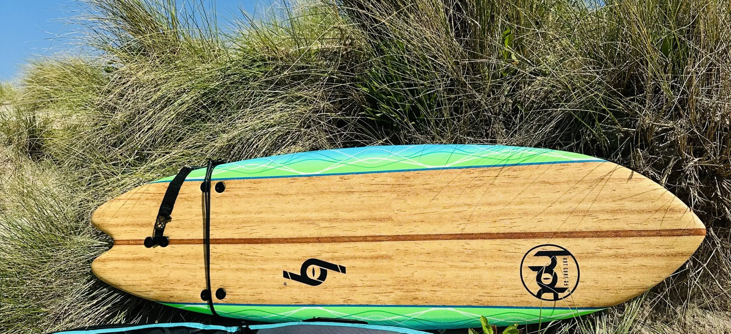 6ft Hot Surf 69 Fish Beginners Soft Surfboard Package Deal - Image 6