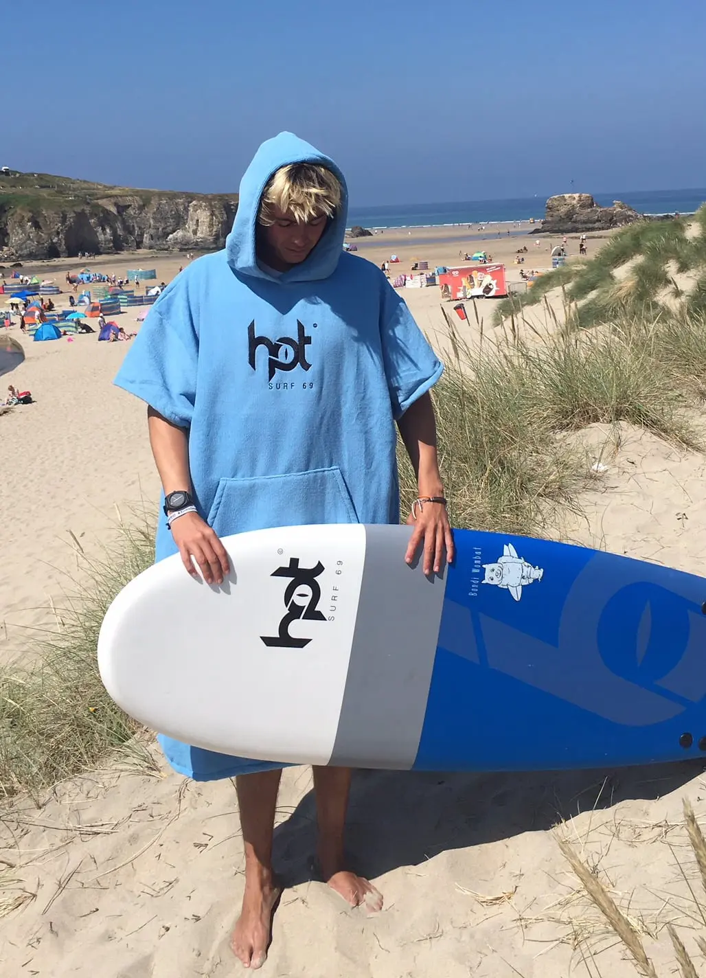 7ft Hot surf 69 Beginners Soft Foam Surfboard Package Deal - Image 15