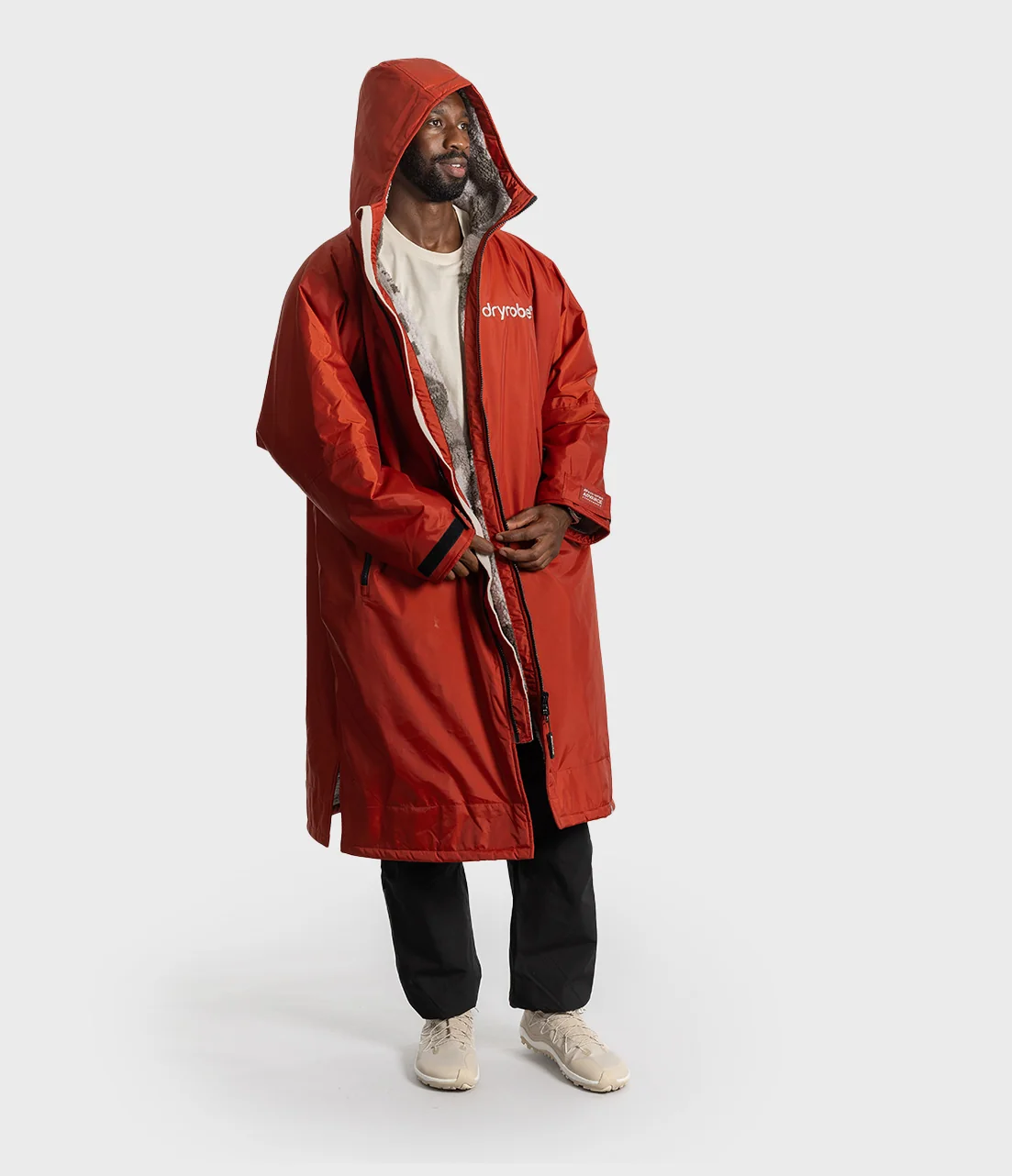 Dryrobe Burnt Orange Advance Changing Robe Long Sleeve - Image 4