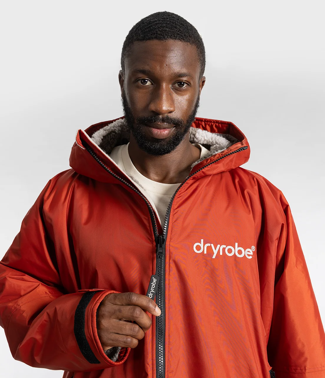 Dryrobe Burnt Orange Advance Changing Robe Long Sleeve - Image 5