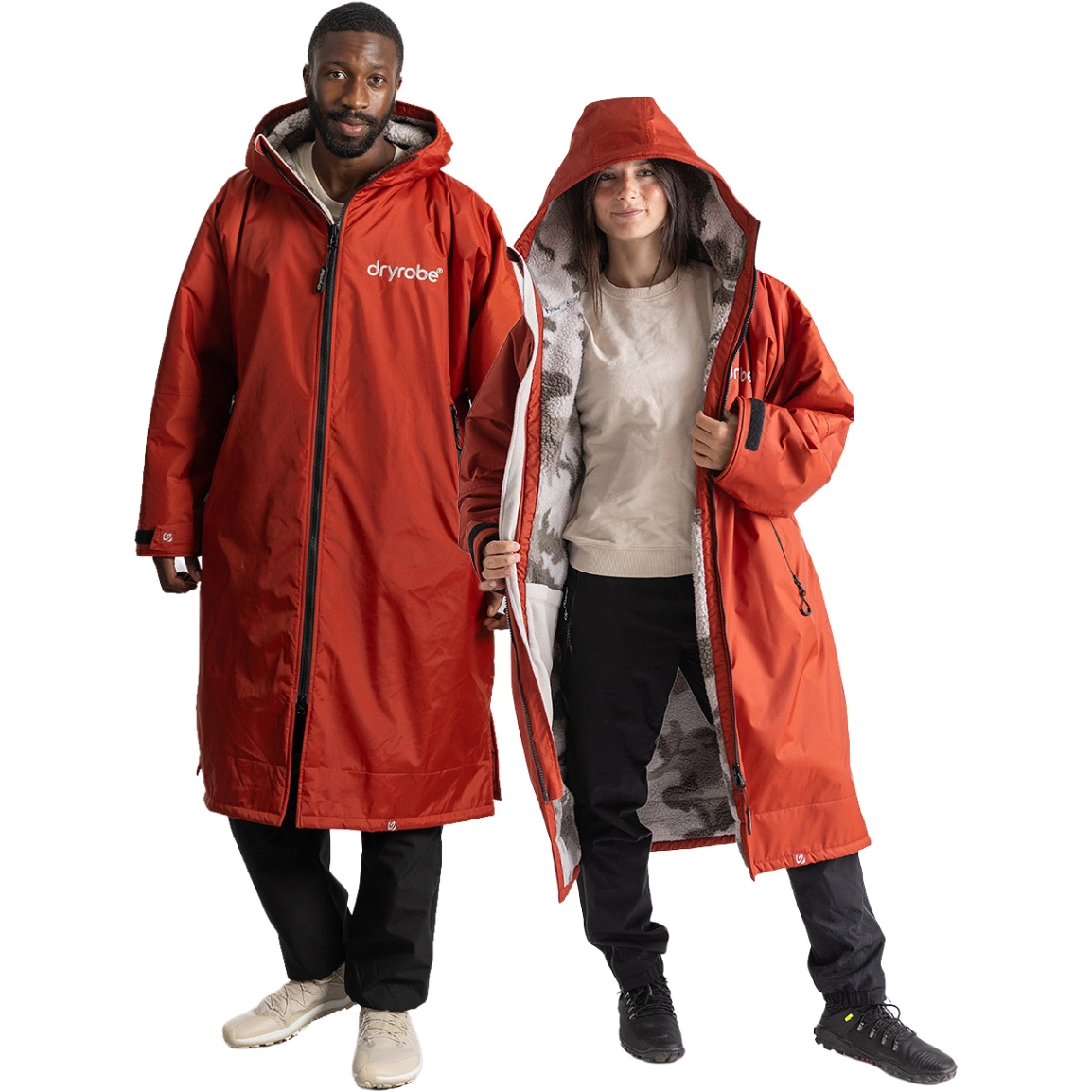 Dryrobe Burnt Orange Advance Changing Robe Long Sleeve - Image 2