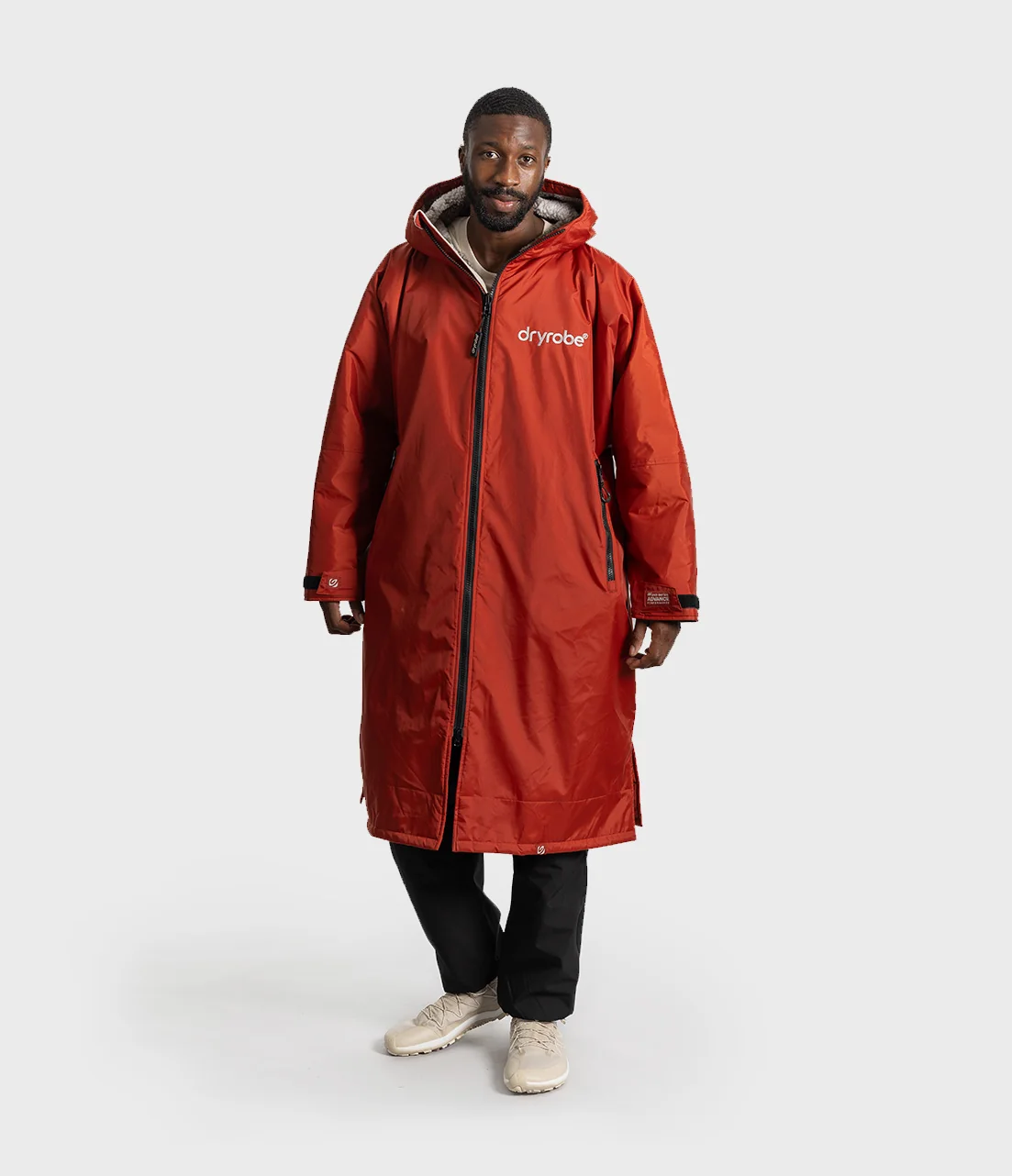 Dryrobe Burnt Orange Advance Changing Robe Long Sleeve - Image 8