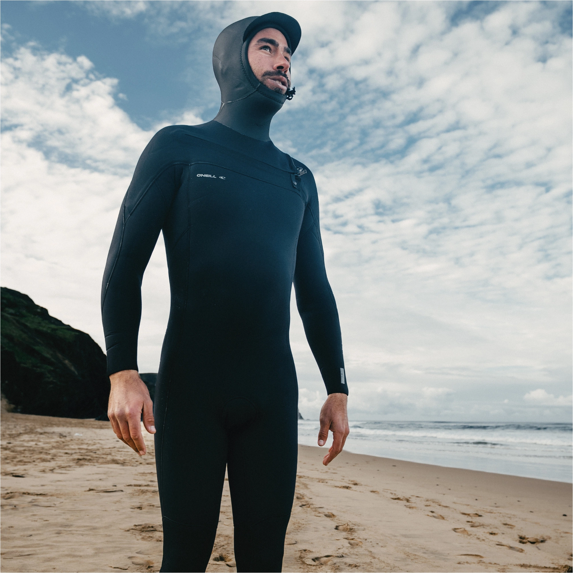 O'Neill Epic 6/4 Hooded Mens Winter Wetsuit Black - Image 5