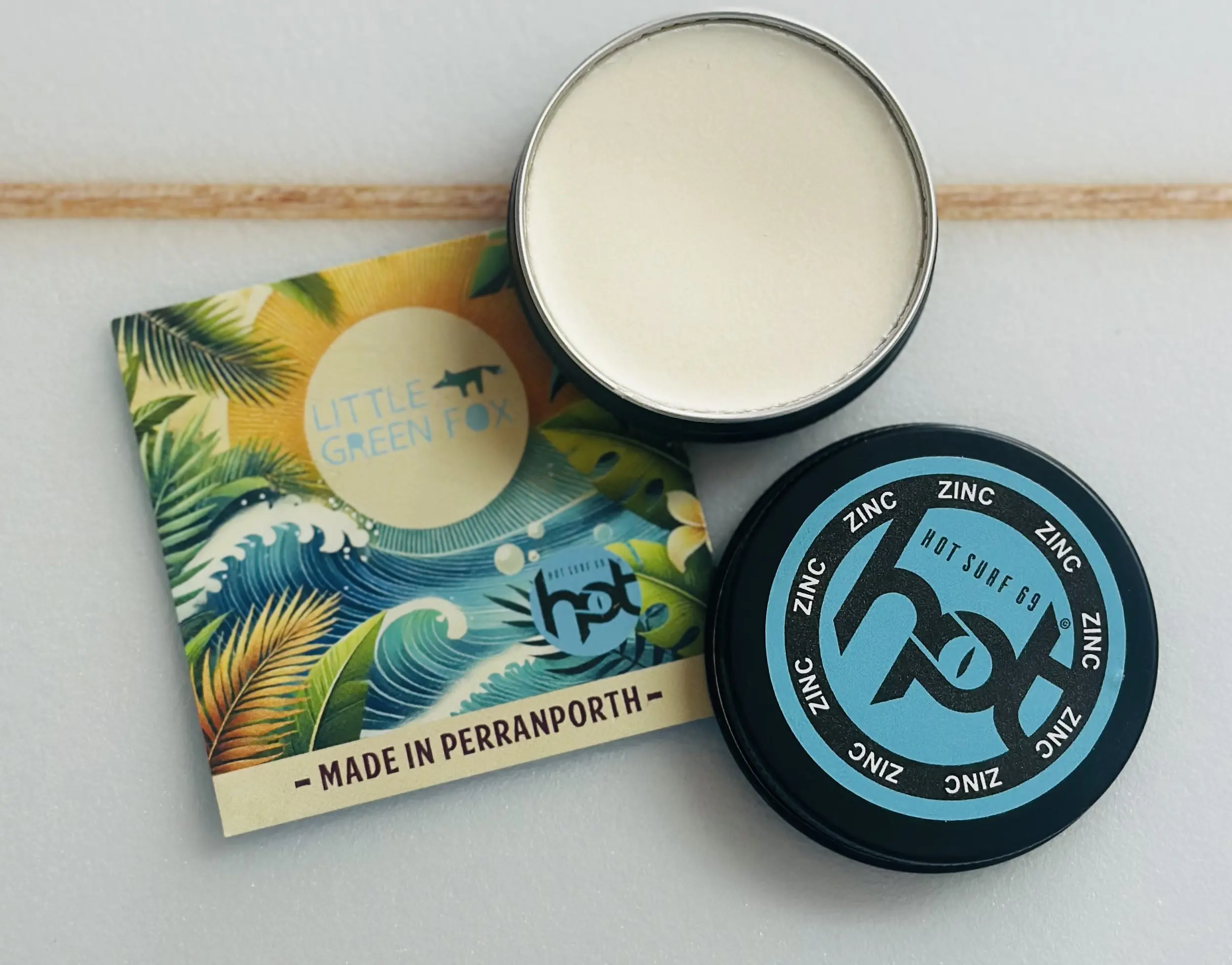 100 % Natural Zinc Sunscreen Protection Surfs Zinc