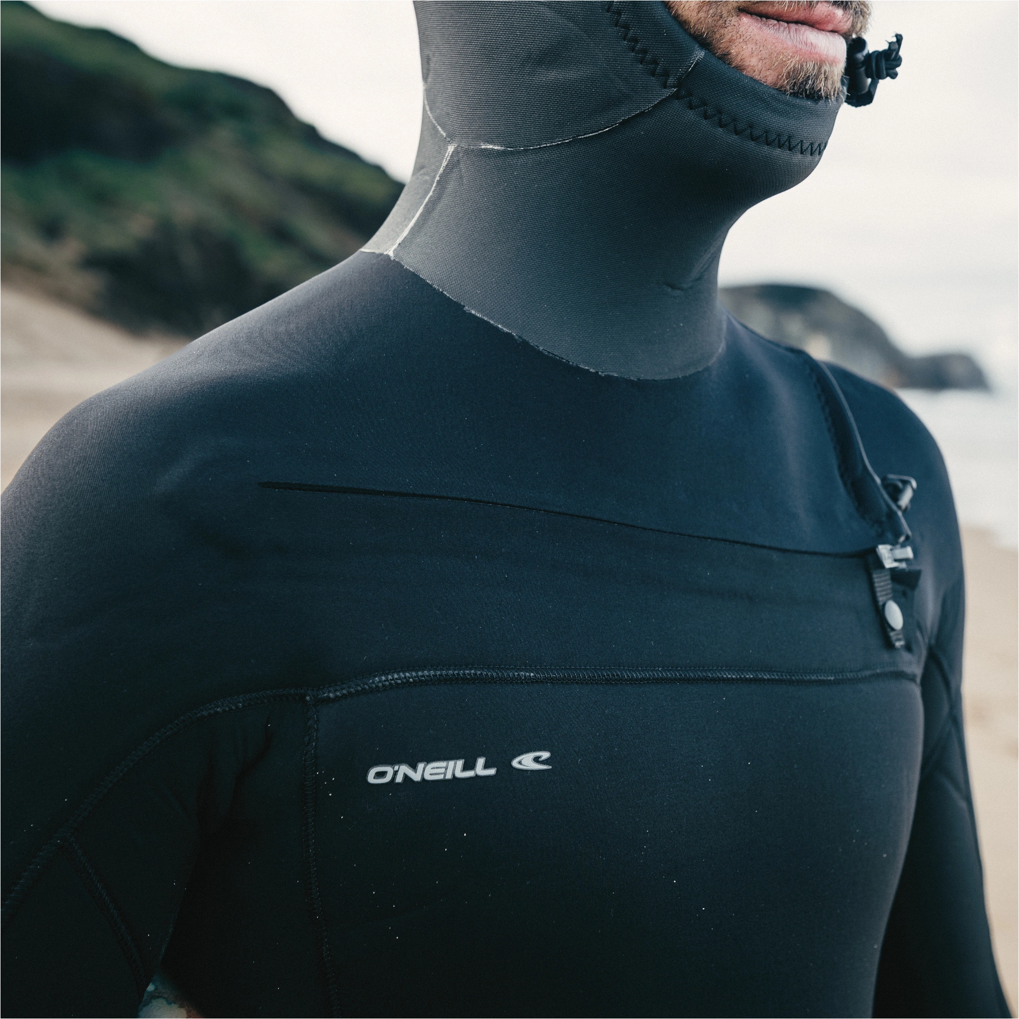 O'Neill Epic 6/4 Hooded Mens Winter Wetsuit Black - Image 4