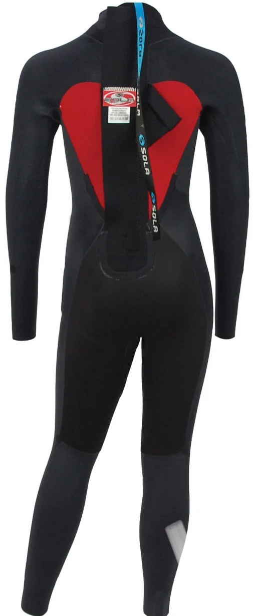 Sola Fire 5/4 Kids Winter Wetsuit GBS Black Black - Image 3