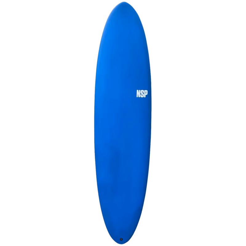 7"6 NSP Surfboard Protect Mini Mal Funboard Inc Leash Fins Wax